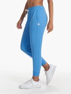 Vuori Performance Jogger Baltic Heather Blue Size Medium